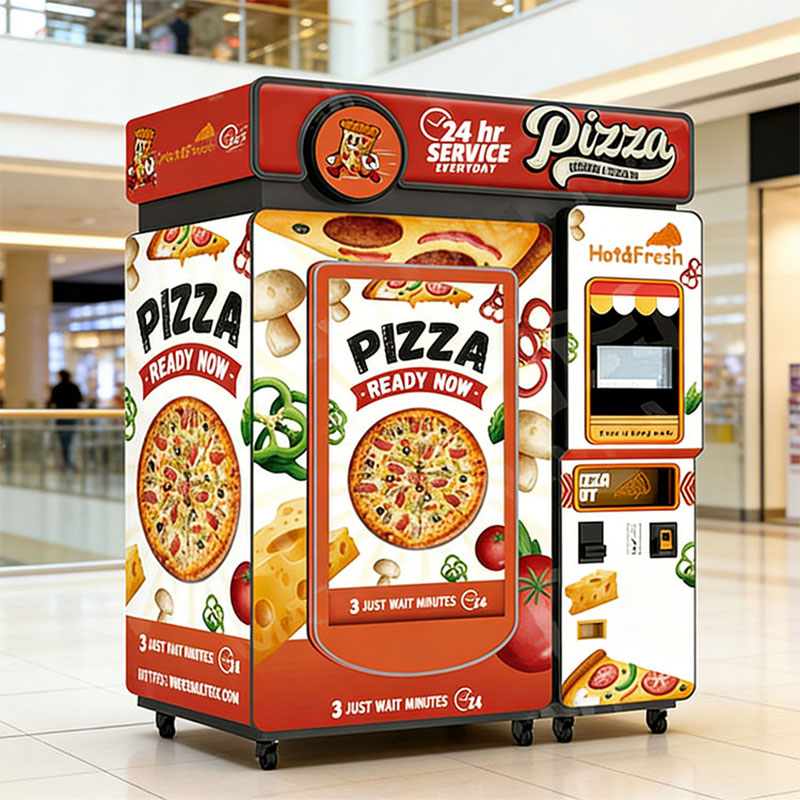 Commercial Vending Machine - Mesin Penjual Pizza Layar Sentuh Pintar