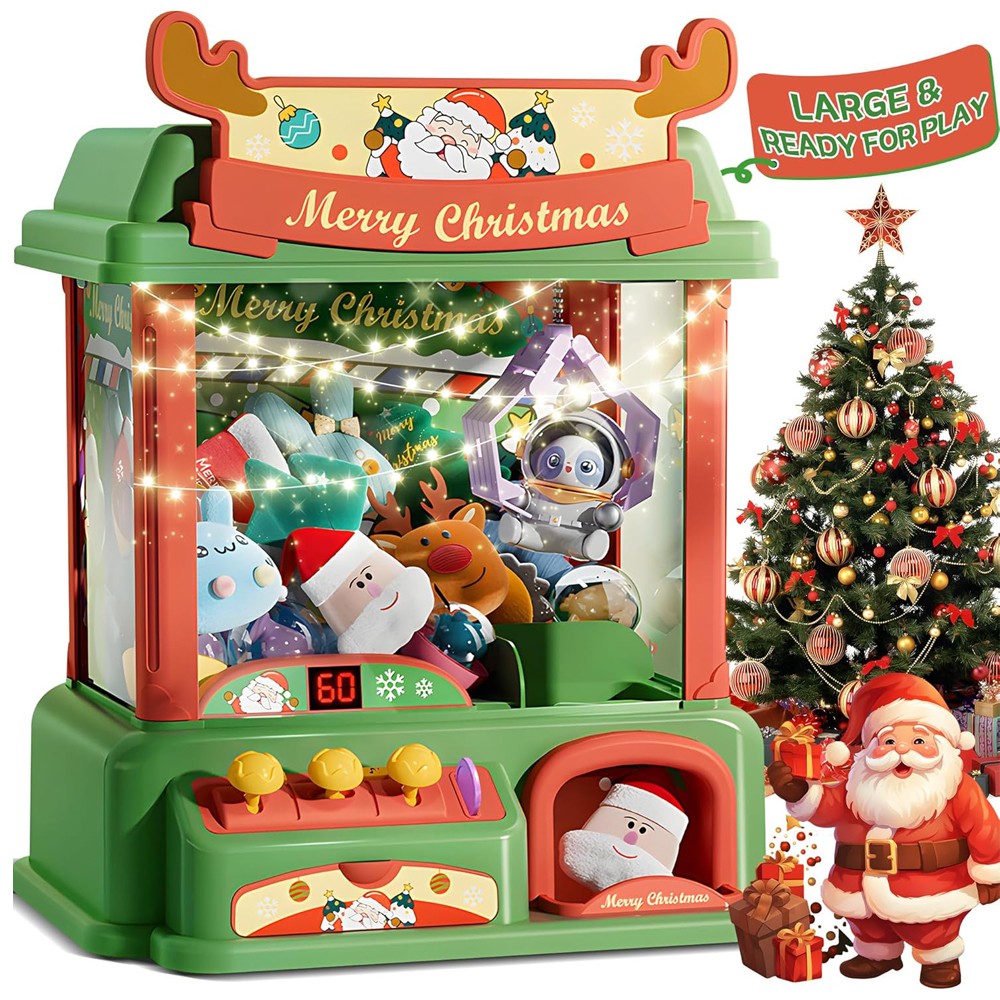 Vending Game - Mesin cakar Natal untuk anak-anak mesin