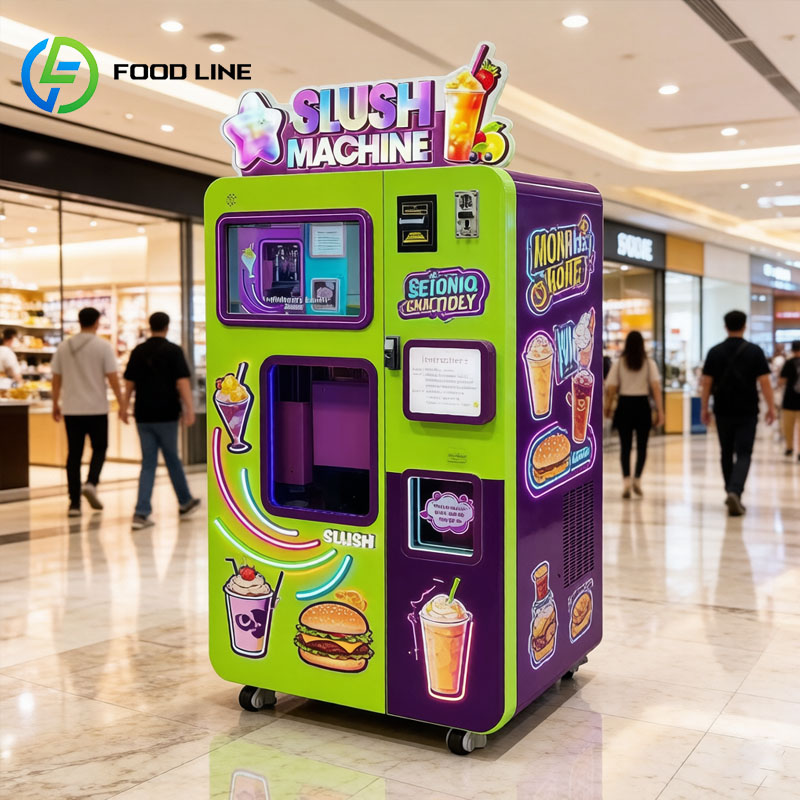 Slushie Machine Vending - Mesin Es Serut Mesin Penjual Otomatis