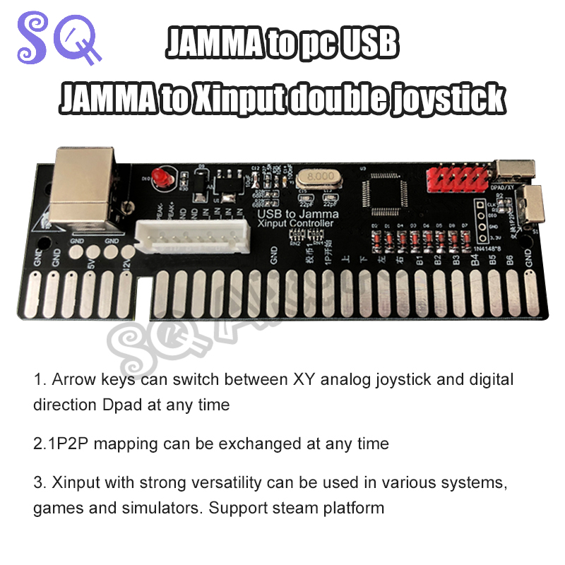Coin Acceptor Selector - USB Ke Jamma Xinput Controller Jamma