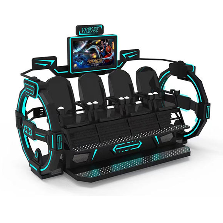 9D Vr Simulator - Simulator Gerak Film VR 4 Kursi