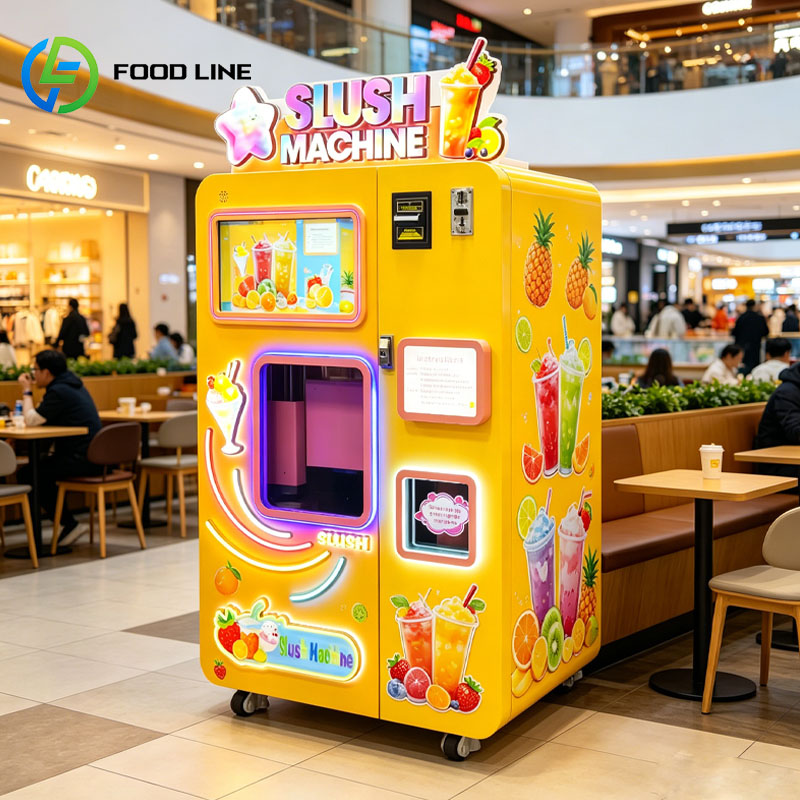 Slushie Machine Vending - Mesin Penjual Slushy Pintar Pembuat Minuman