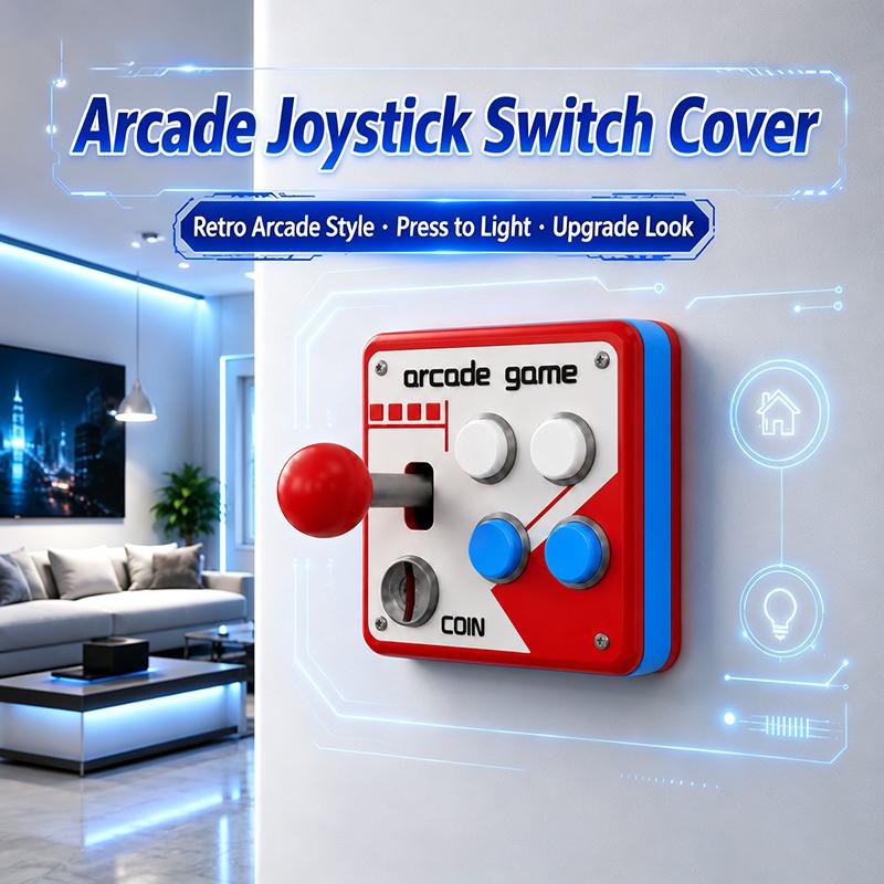 Arcade Game Jackpot - Panel Dekorasi Kontrol Soket Cetak 3D,