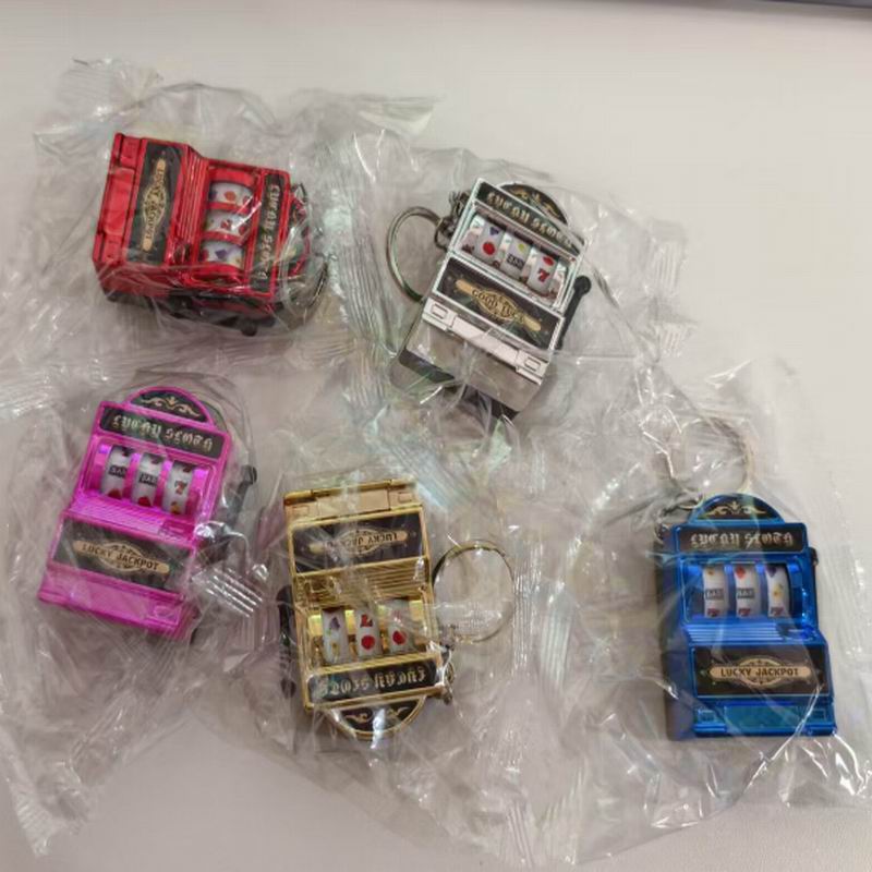 Arcade Game Jackpot - 10PCS Gantungan Kunci Mesin Slot Mini