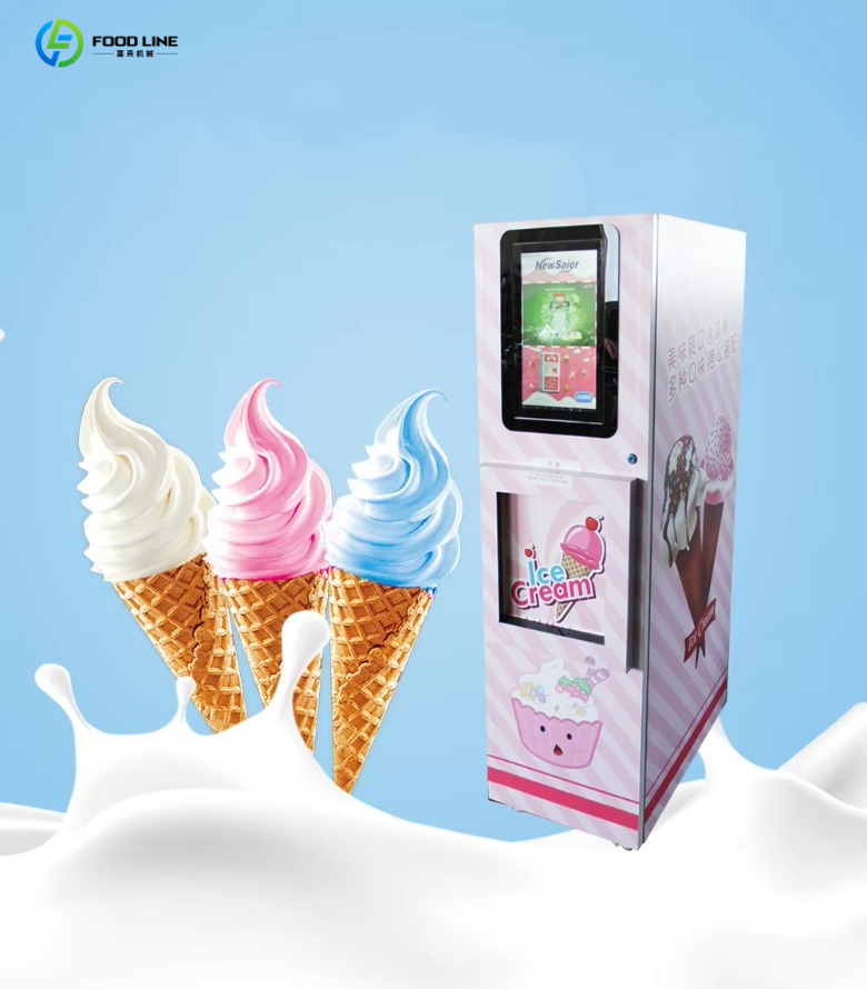 Commercial Vending Machine - Mesin penjual es krim cone otomatis
