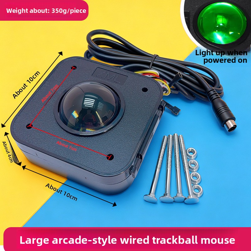 Trackball Controller Arcade - Aksesori Game Arcade Trackball Mouse Bola
