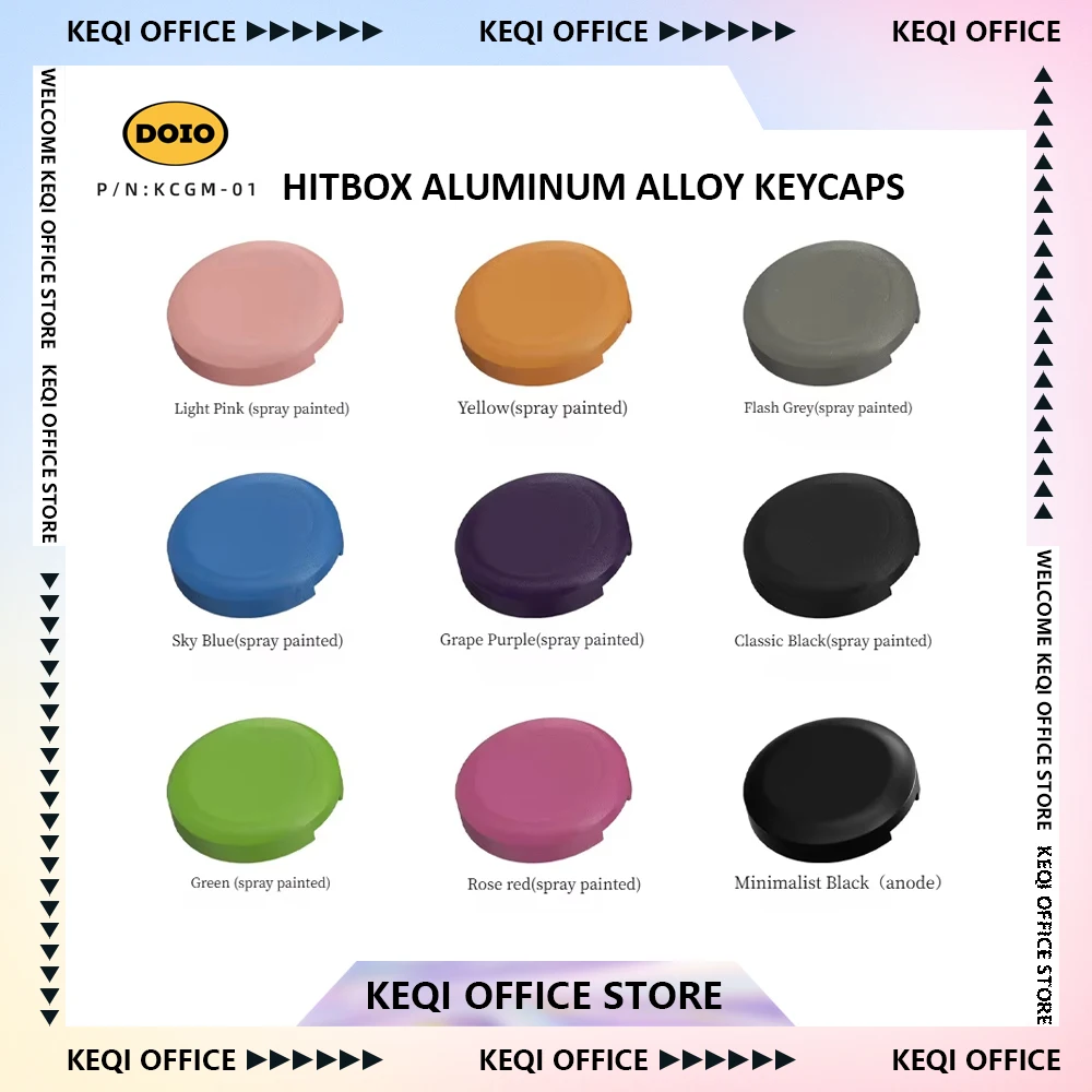 Arcade Games & Vending Llc Photos - DOIO HITBOX KCGM-01 Keycaps Aluminium Alloy