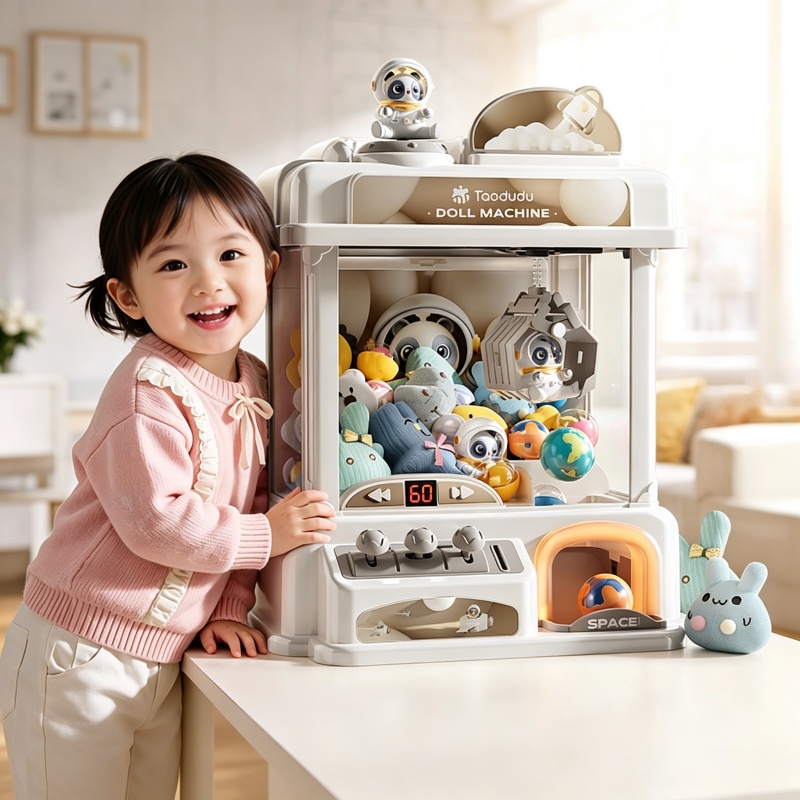 Claw Crane Machine - Mesin Cakar Mini Anak-anak Otomatis Dioperasikan