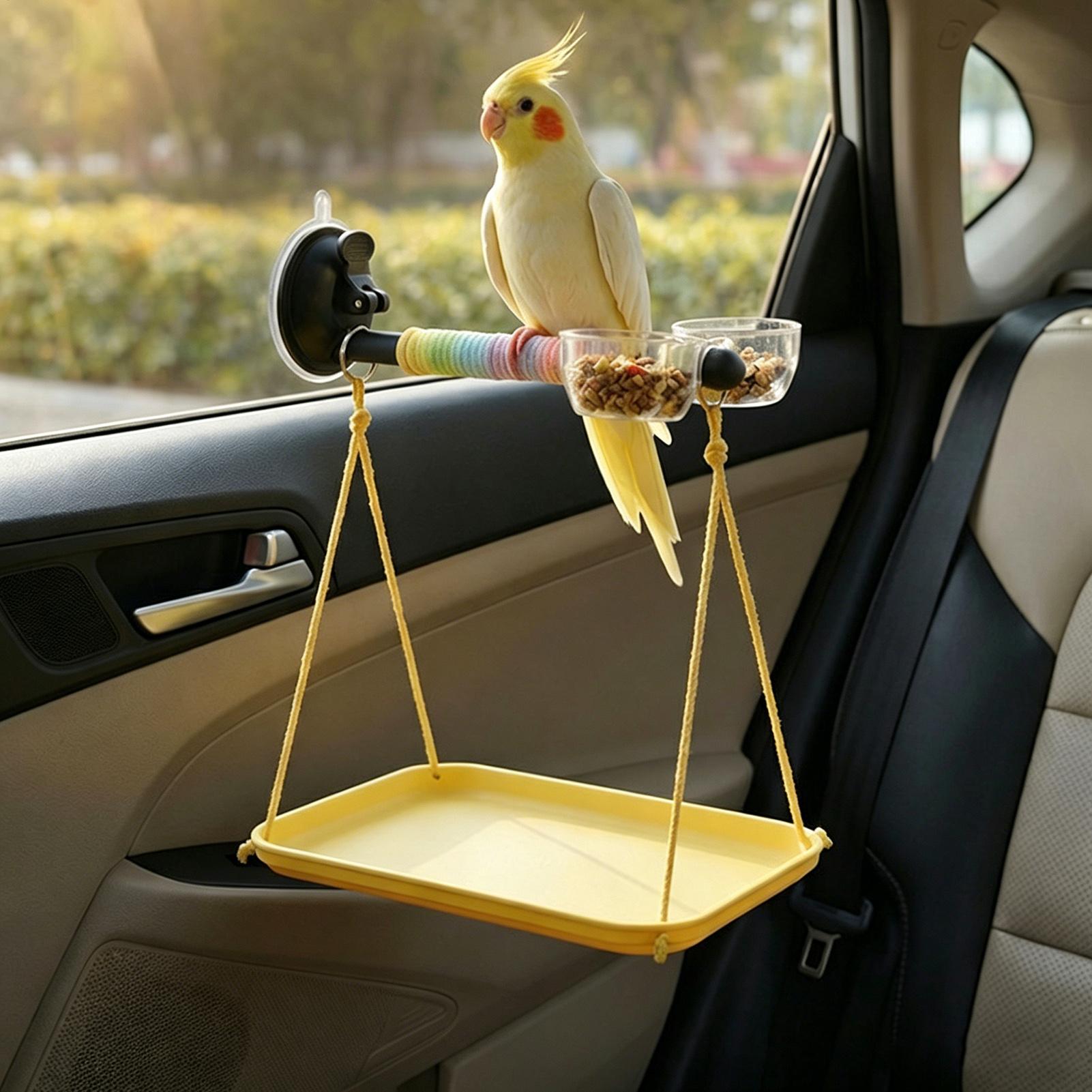 Racing Arcade Cabinet - Tempat Bertengger Burung dengan Suction Cup