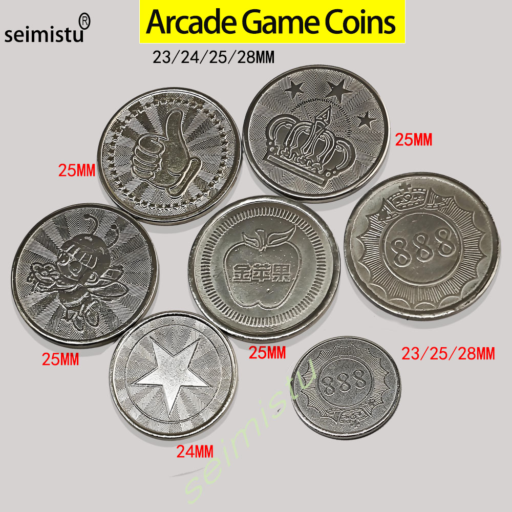 Vending Game - 100 Buah Koin Arcade Desain Mahkota
