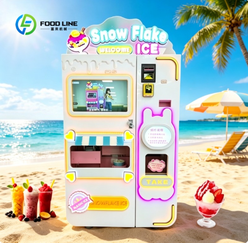 Slushie Machine Vending - Mesin Penjual Smoothie Otomatis Pembuat Slushie