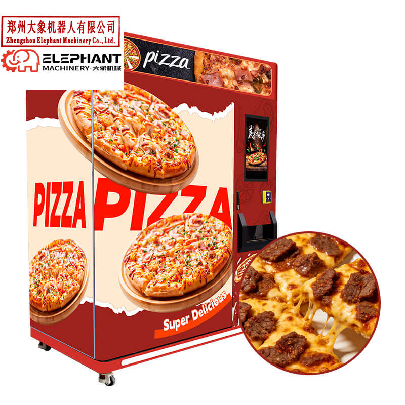 Commercial Vending Machine - Mesin Penjual Pizza Otomatis Penuh, Pintar,