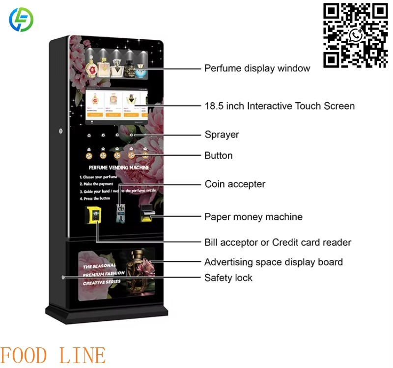 Mesin Penjual Parfum Otomatis  - Commercial Vending Machine ulasan dan harga