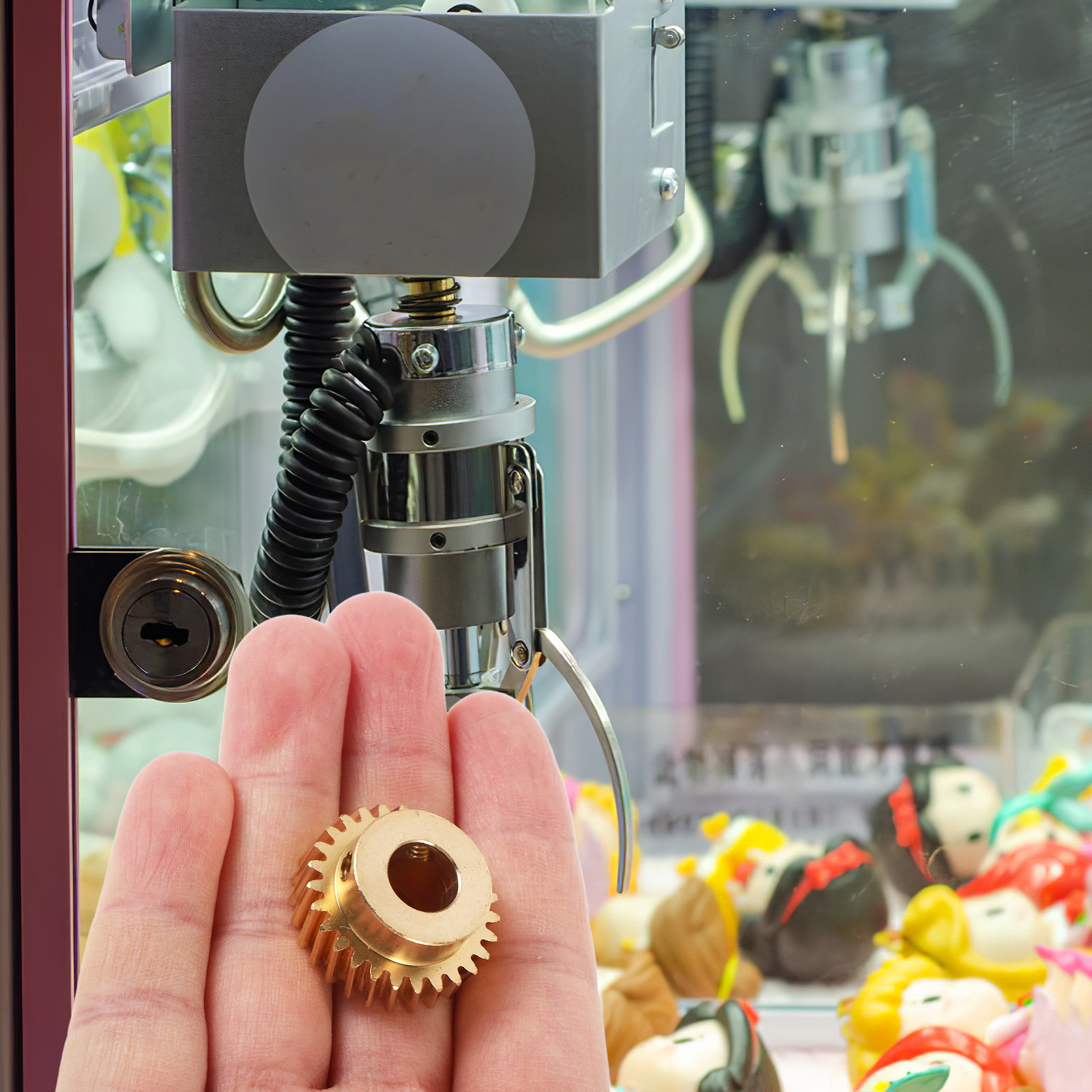 Gigi Mesin Cakar Logam Desain  - Arcade Vending Machine Repair ulasan dan harga
