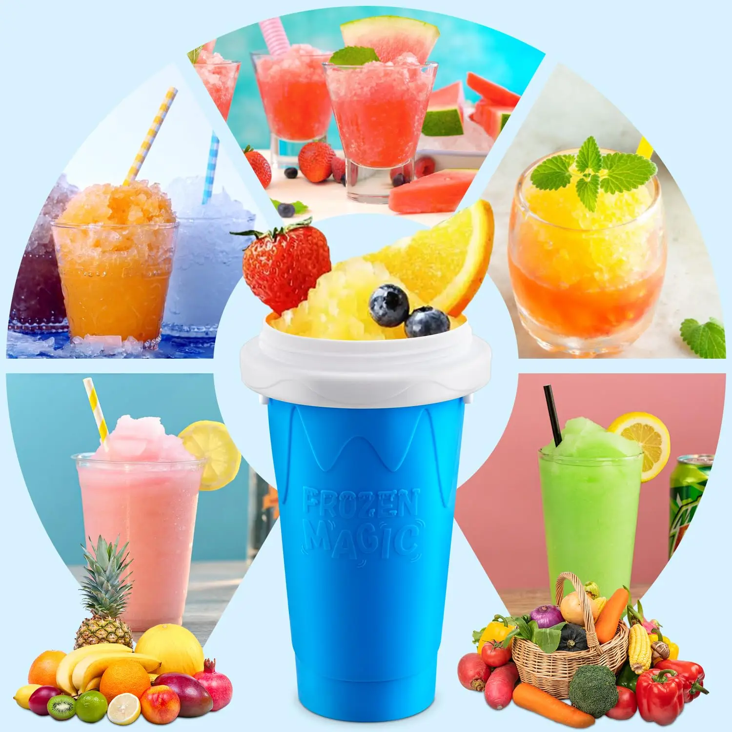 2024 Musim Panas Magic Slushy  - Slushie Machine Vending ulasan dan harga