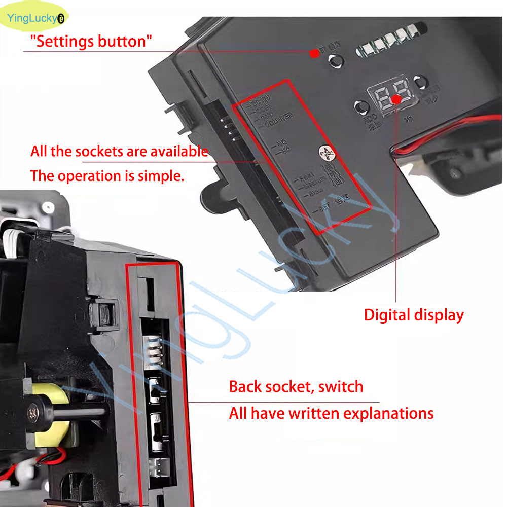 Penerima Koin Multi Warna LED, - Coin Acceptor Selector ulasan dan harga