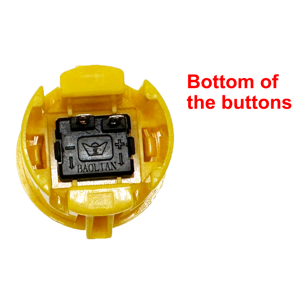 12pcs Tombol Sanwa 30mm 24mm T - Arcade Wangan Midnight ulasan dan harga