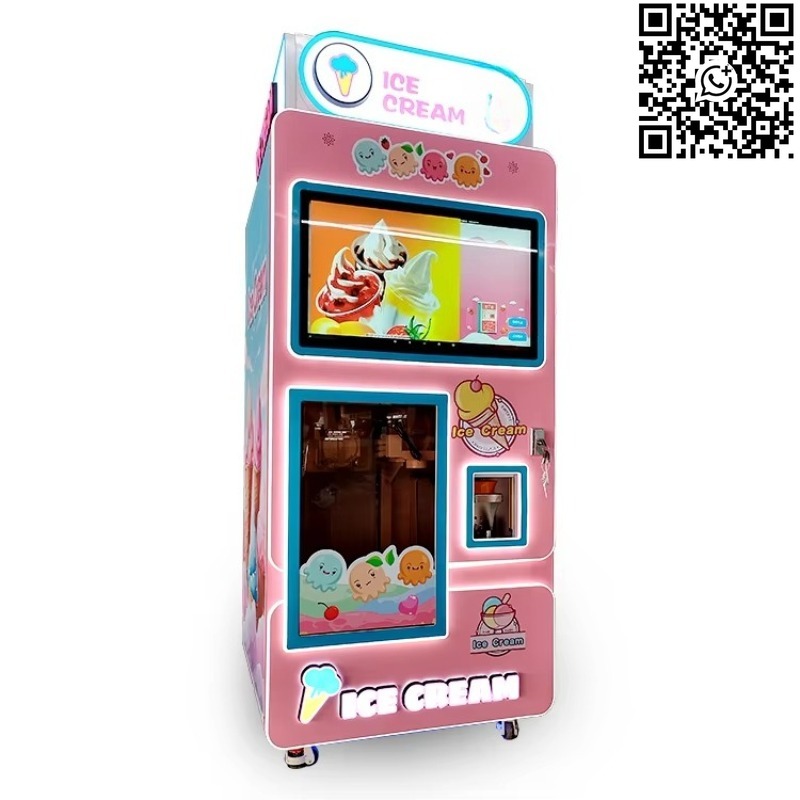 Mesin Penjual Es Krim Otomatis - Vending Machine Qr Code ulasan dan harga