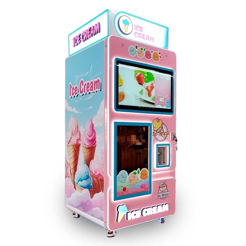 Mesin Penjual Es Krim Otomatis - Vending Machine Qr Code ulasan dan harga