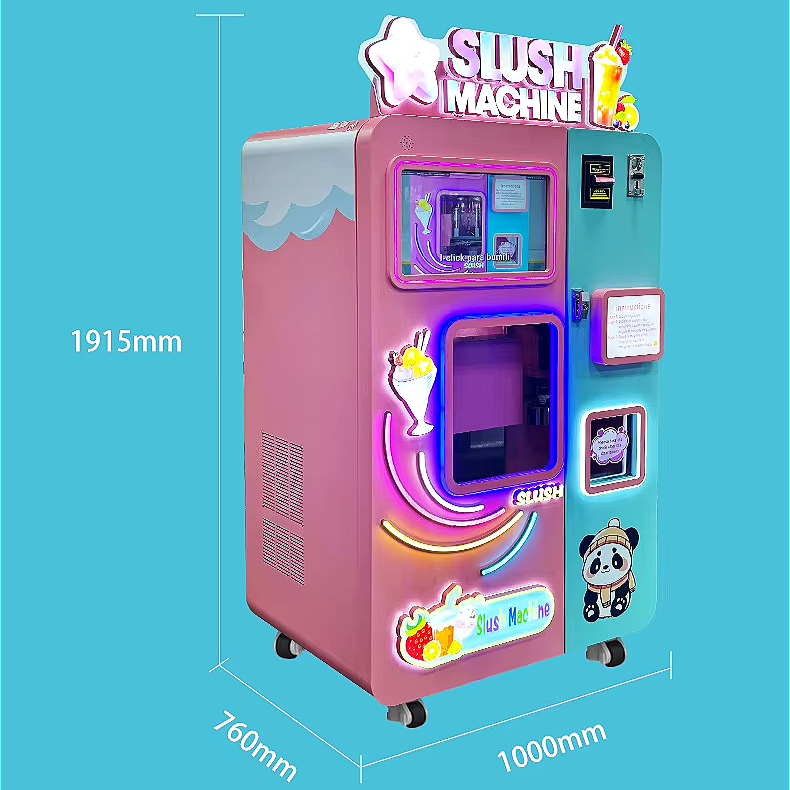 Mesin Penjual Slushy Pintar Pe - Slushie Machine Vending ulasan dan harga