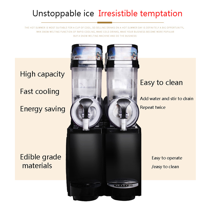 Mesin Slushie Komersial 15L, P - Slushie Machine Vending ulasan dan harga