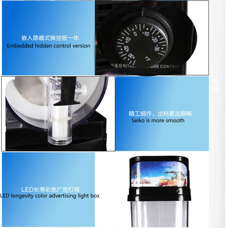 Mesin Slushie Komersial 15L, P - Slushie Machine Vending ulasan dan harga