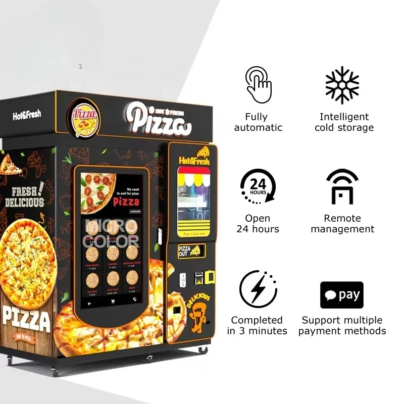 Mesin Penjual Pizza Otomatis Y - Commercial Vending Machine ulasan dan harga