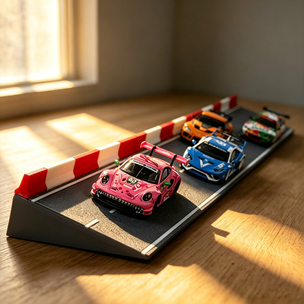 Model Mobil Skala Kecil Adegan - Racing Arcade Cabinet ulasan dan harga
