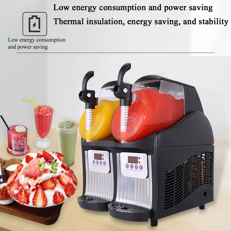 Mesin Slushie Komersial 4L 2 J - Slushie Machine Vending ulasan dan harga
