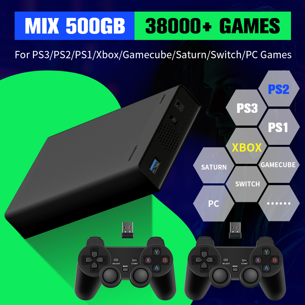 Hard Drive Game 500G dengan 38 - Arcade X ulasan dan harga