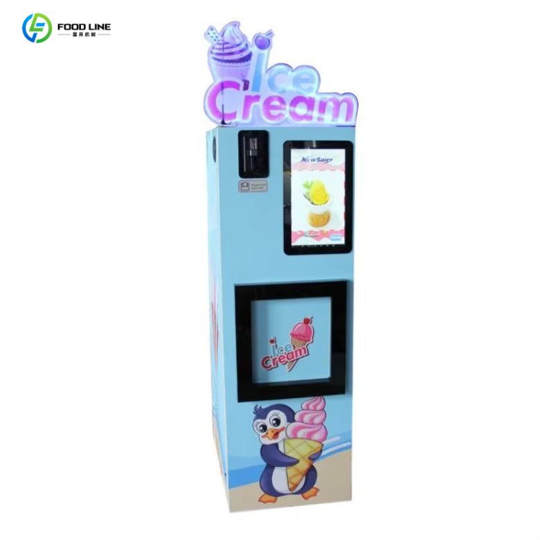 Mesin penjual es krim cone oto - Commercial Vending Machine ulasan dan harga
