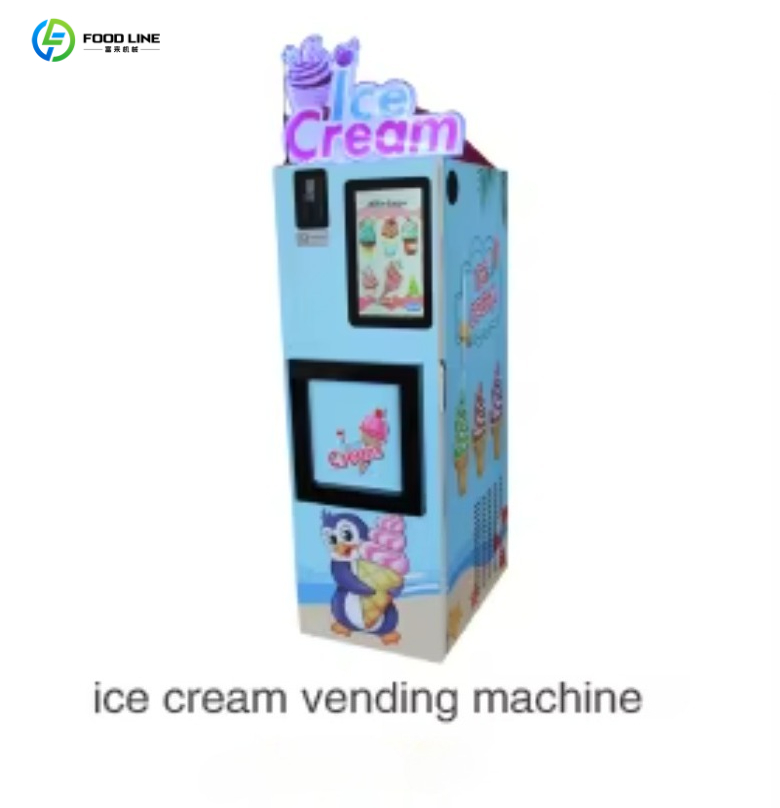 Mesin penjual es krim cone oto - Commercial Vending Machine ulasan dan harga