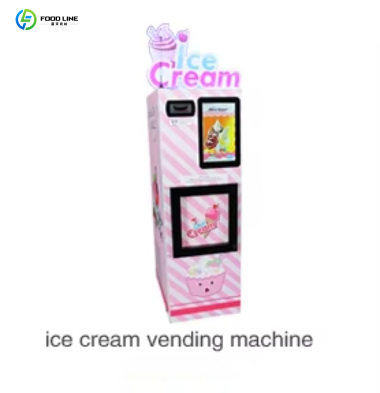 Mesin penjual es krim cone oto - Commercial Vending Machine ulasan dan harga