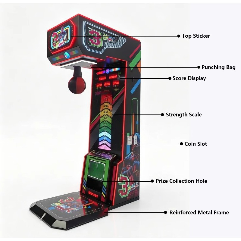 Mesin Simulator Tinju Elektron - Arcade Games & Vending Llc Photos ulasan dan harga