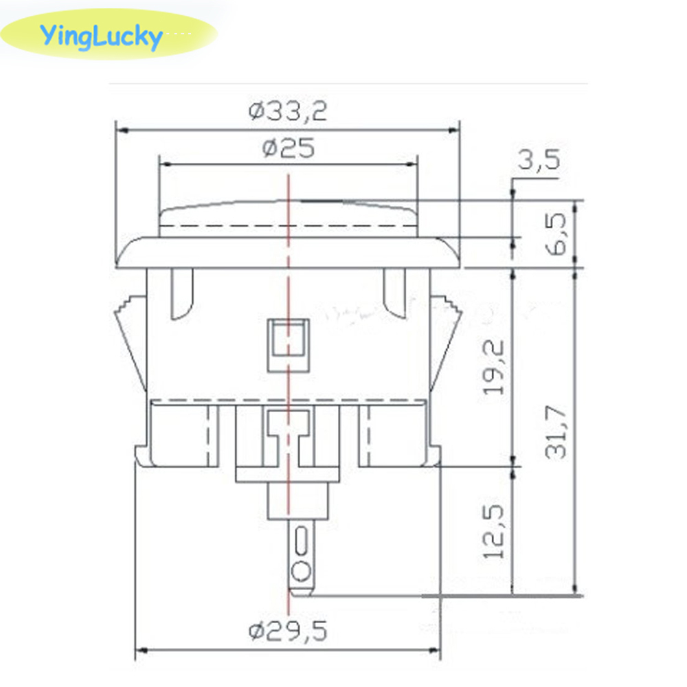 12 Buah Tombol Tekan Arcade, P - Coin Acceptor Selector ulasan dan harga