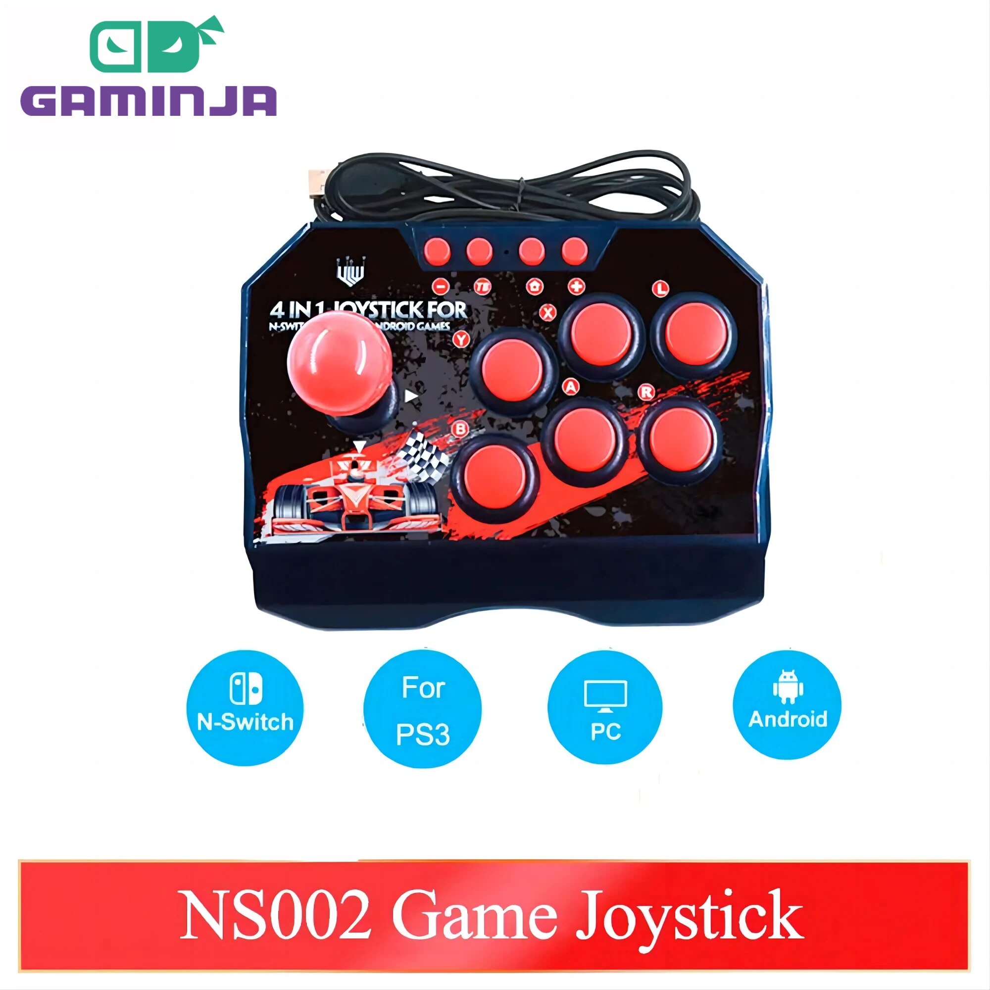 GAMINJA NS002 4 In 1 Retro Arc - Arcade Game Jackpot ulasan dan harga