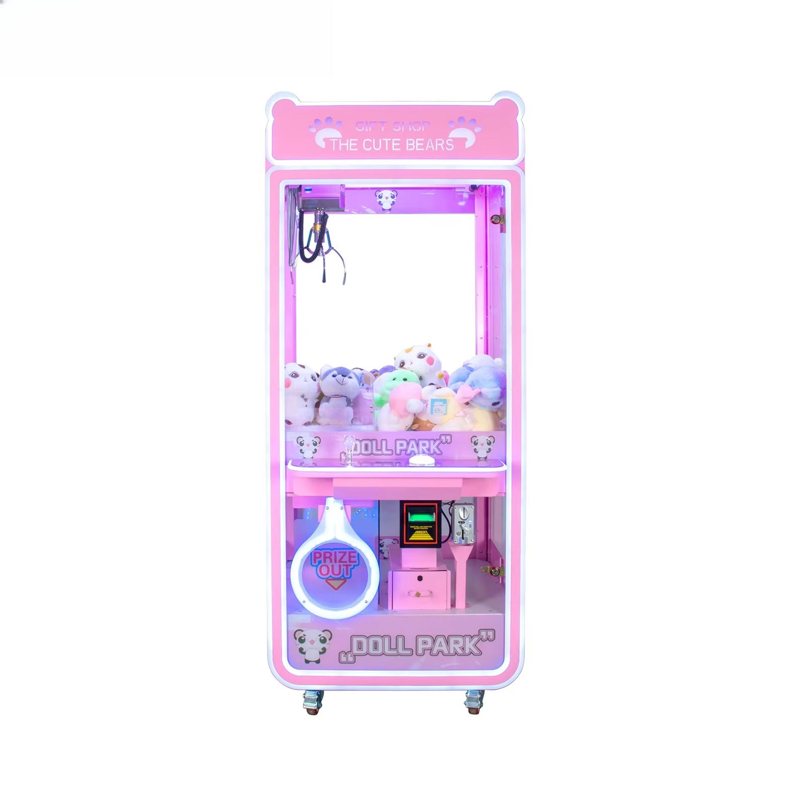 Mesin Cakar Mainan Koin Kustom - Bill Acceptor Vending ulasan dan harga