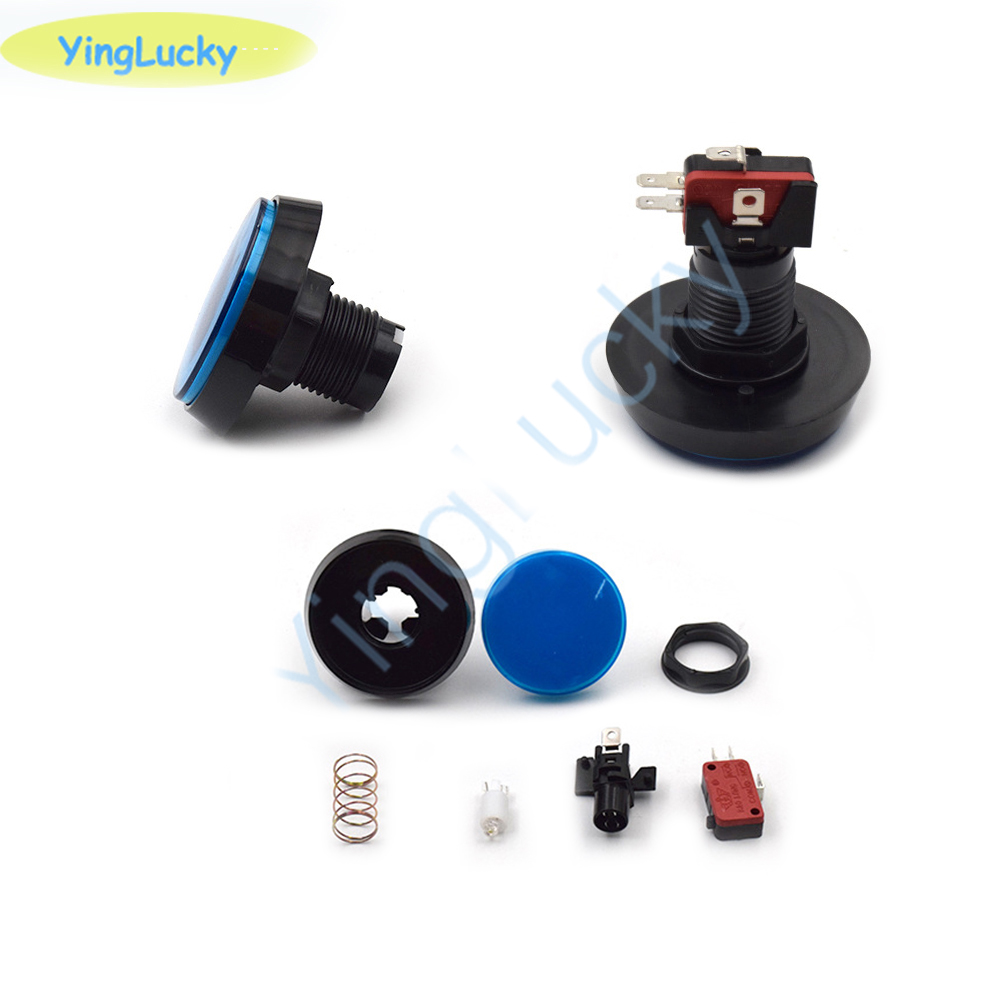 10 buah tombol Arcade 60MM lam - Coin Acceptor Selector ulasan dan harga
