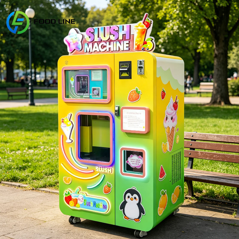 Mesin Penjual Es Serut Otomati - Slushie Machine Vending ulasan dan harga