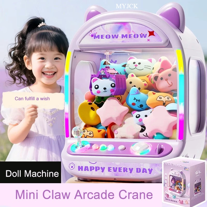 Mesin Boneka Otomatis Ungu DIY - Claw Crane Machine ulasan dan harga