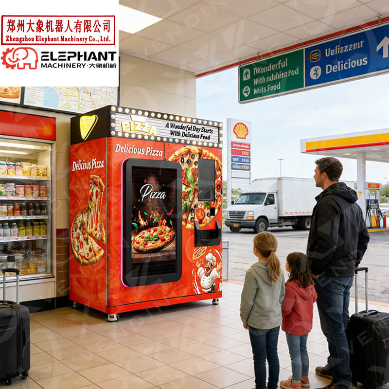 Mesin Penjual Pizza Otomatis P - Commercial Vending Machine ulasan dan harga