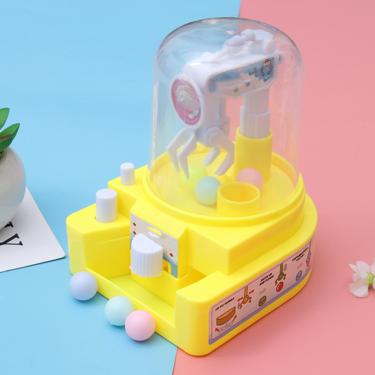 1Pcs Mesin Penjepit Permen Pla - Claw Crane Machine ulasan dan harga