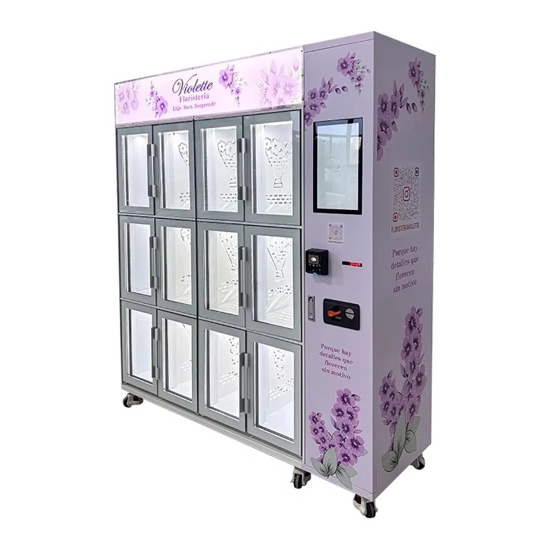 Kios Loker Pendingin Otomatis  - Commercial Vending Machine ulasan dan harga